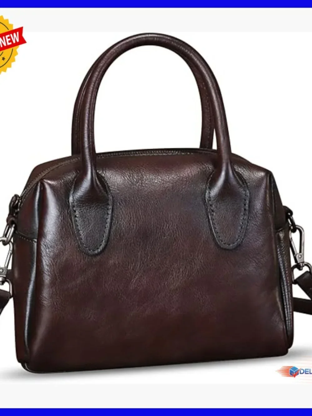 Genuine Leather Hobo Satchel Crossbody Shoulder Bag Handmade Vintage